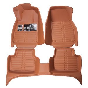 驰钦订做全新升级高档终极大全包围专车专用汽车脚垫——终极华丽棕